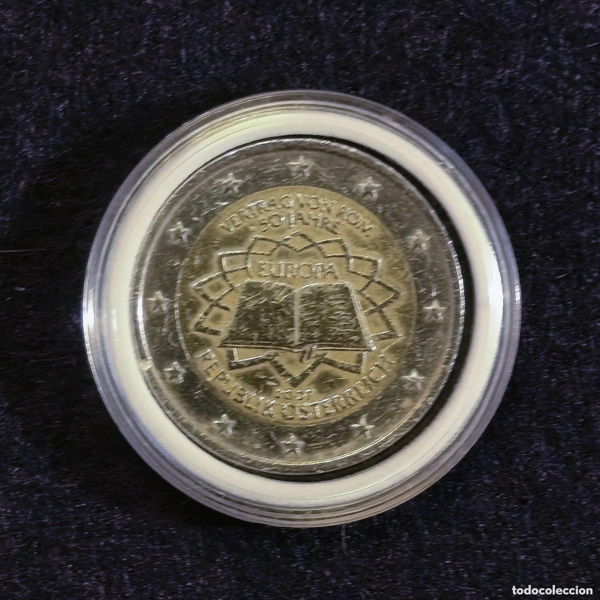 Alte M&uuml;nzen aus Europa: 2 EUROS 50 A&Ntilde;OS DEL TRATADO DE ROMA. NIQUEL-BRONCE. REP. OSTEREICH. A&Ntilde;O 2007. B.C