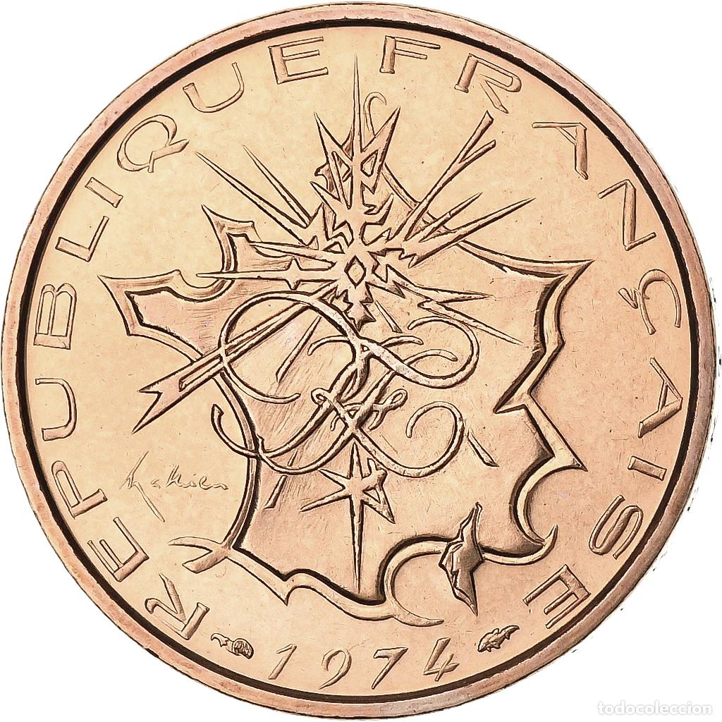 Monedas antiguas de Europa: [#1214046] Francia, 10 Francs, Mathieu, 1974, Paris, s&eacute;rie FDC, Cupro-aluminium-nickel