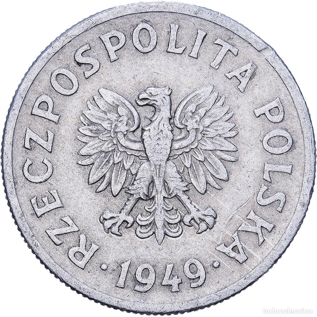 Monedas antiguas de Europa: [#1513549] Polonia, 50 Groszy, 1949, Warsaw, Aluminio, BC+, KM:48.1