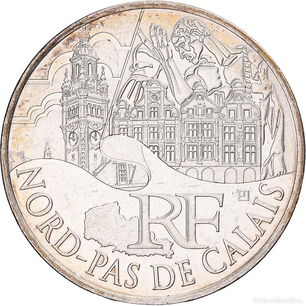 Monedas antiguas de Europa: [#1551482] Francia, 10 Euro, Monnaie de Paris, Nord-Pas-de-Calais, 2011, Paris, Plata, EBC