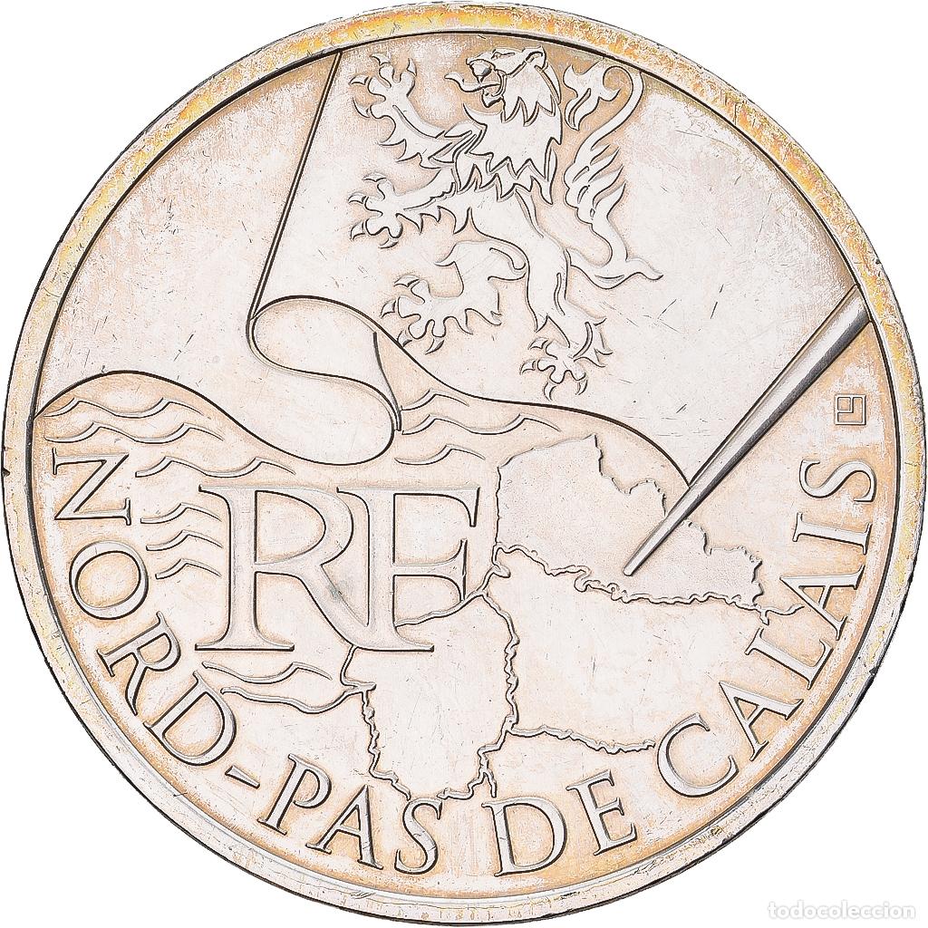 Monedas antiguas de Europa: [#1551490] Francia, 10 Euro, Nord-Pas De Calais, 2010, Monnaie de Paris, Plata, EBC