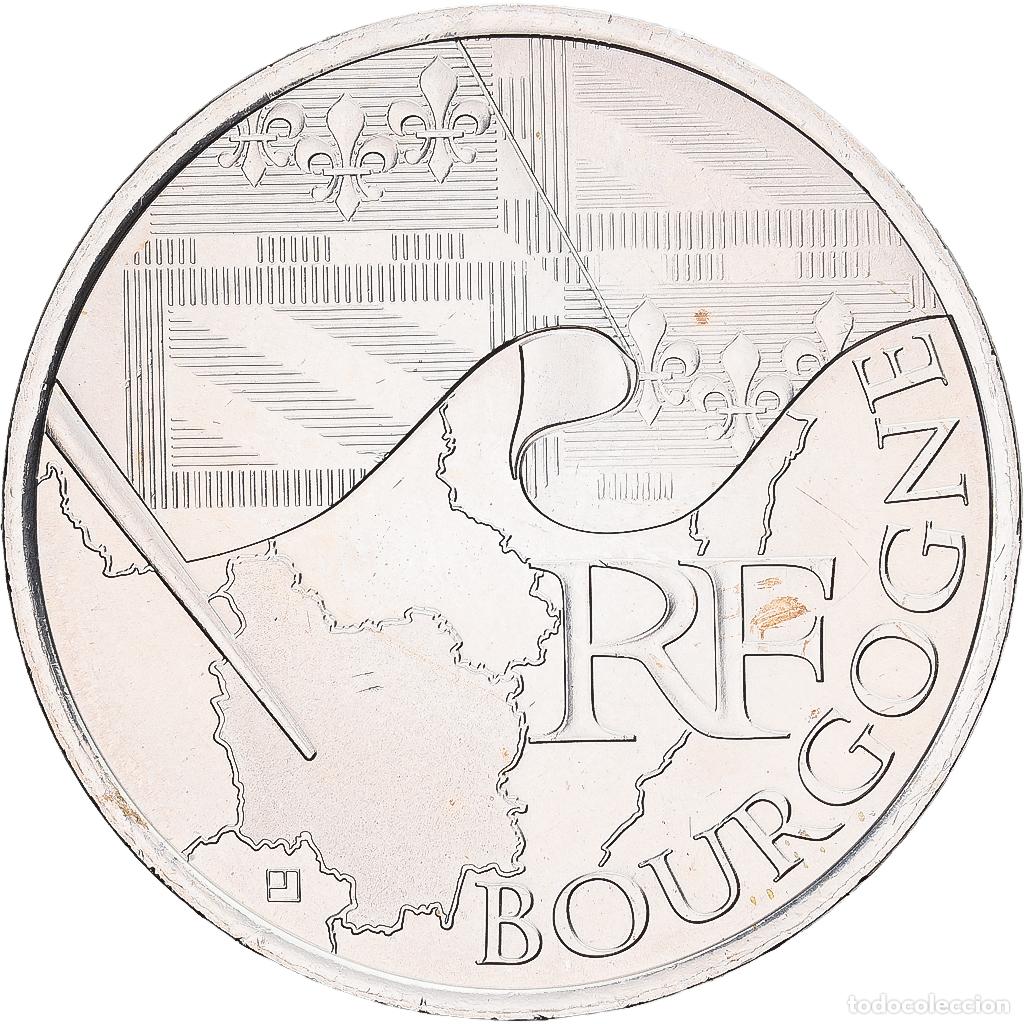Monedas antiguas de Europa: [#1551498] Francia, 10 Euro, Bourgogne, 2010, Monnaie de Paris, Plata, EBC, Gadoury:EU399