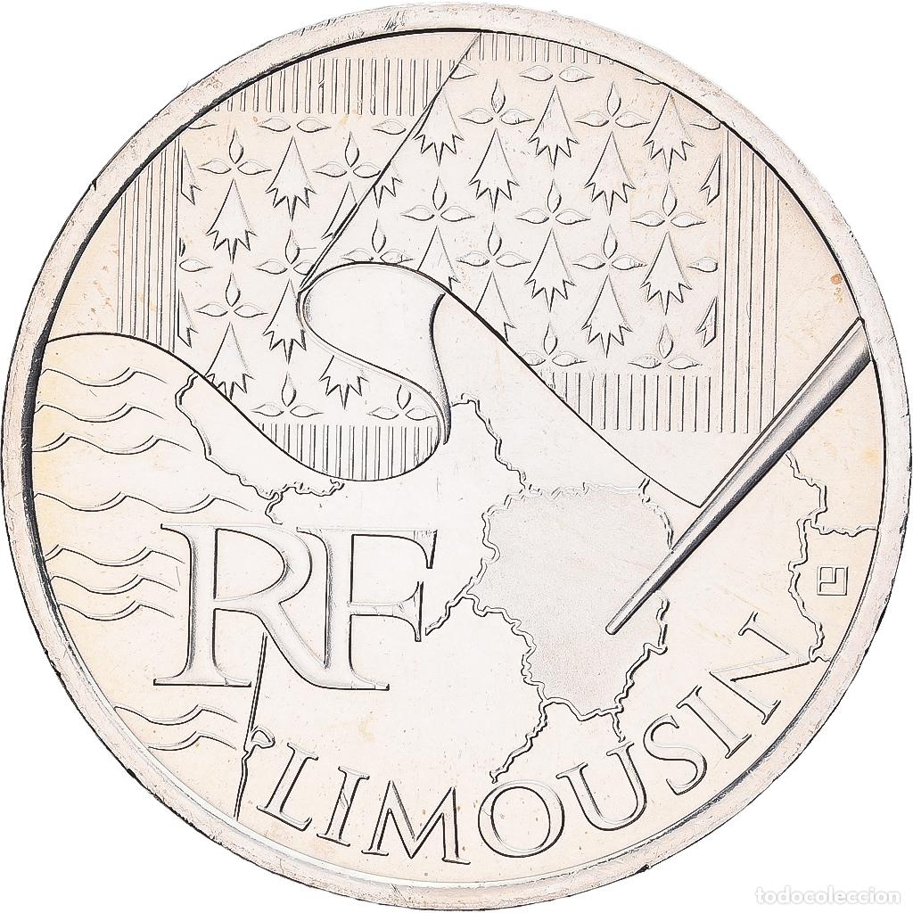Monedas antiguas de Europa: [#1551501] Francia, 10 Euro, Limousin, 2010, Monnaie de Paris, Plata, EBC, Gadoury:EU399