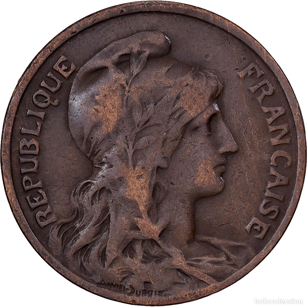Monedas antiguas de Europa: [#1513553] Francia, 10 Centimes, Dupuis, 1912, Bronce, BC+, Gadoury:277, KM:843