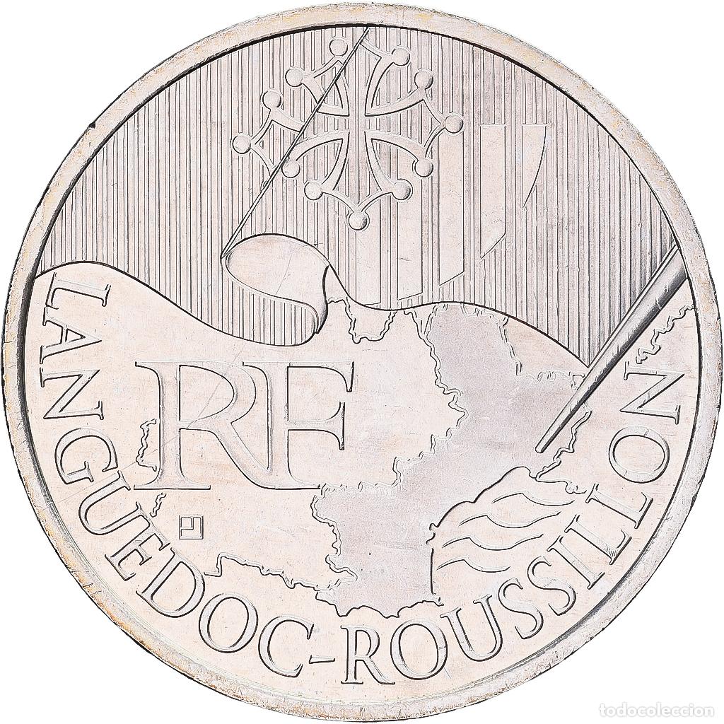 Monedas antiguas de Europa: [#1551507] Francia, 10 Euro, Languedoc-Roussillon, 2010, Monnaie de Paris, Plata, EBC