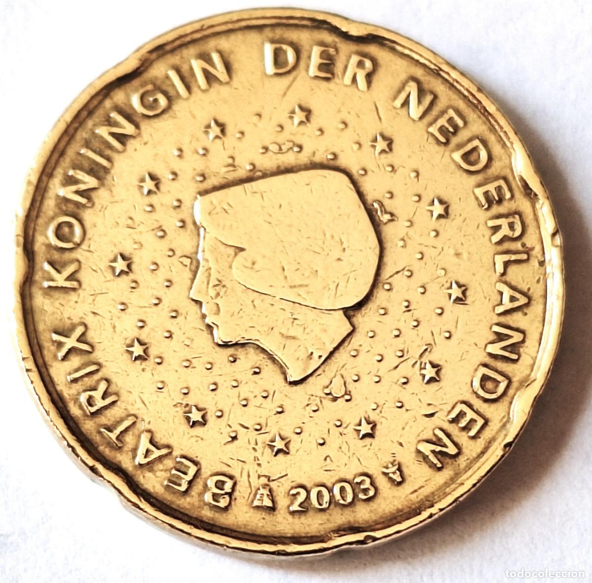 Monedas antiguas de Europa: PAISES BAJOS - MONEDA DE 20 CENTIMOS DE EURO DEL A&Ntilde;O 2003 - BIEN CONSERVADA