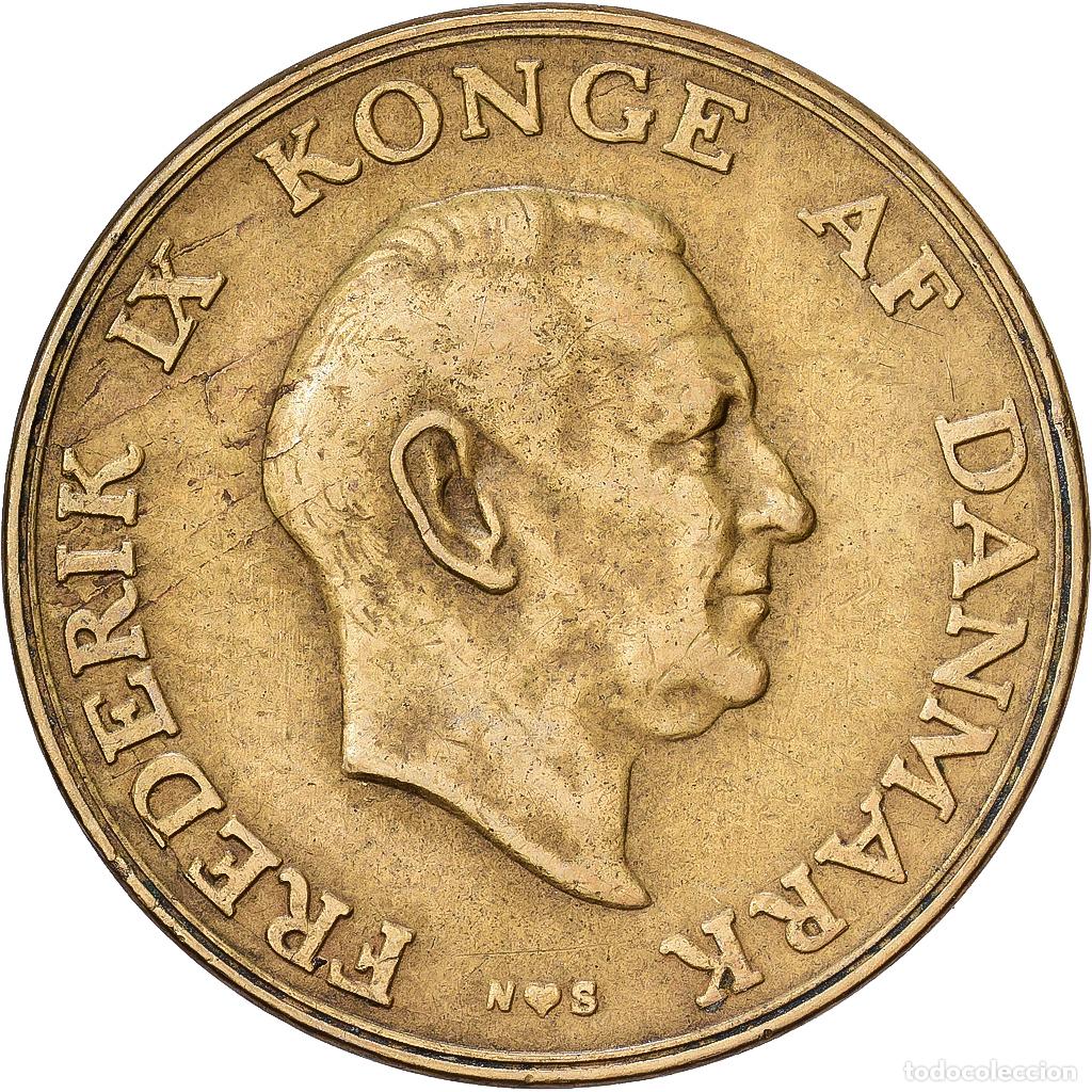 Monedas antiguas de Europa: [#1513565] Dinamarca, Frederik IX, Krone, 1948, Copenhagen, Aluminio - bronce, BC+