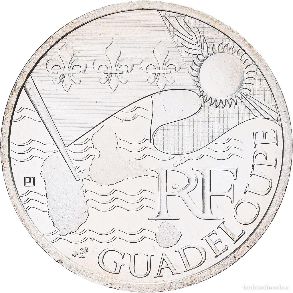 Monedas antiguas de Europa: [#1551508] Francia, 10 Euro, Guadeloupe, 2010, Monnaie de Paris, Plata, EBC, Gadoury:EU399