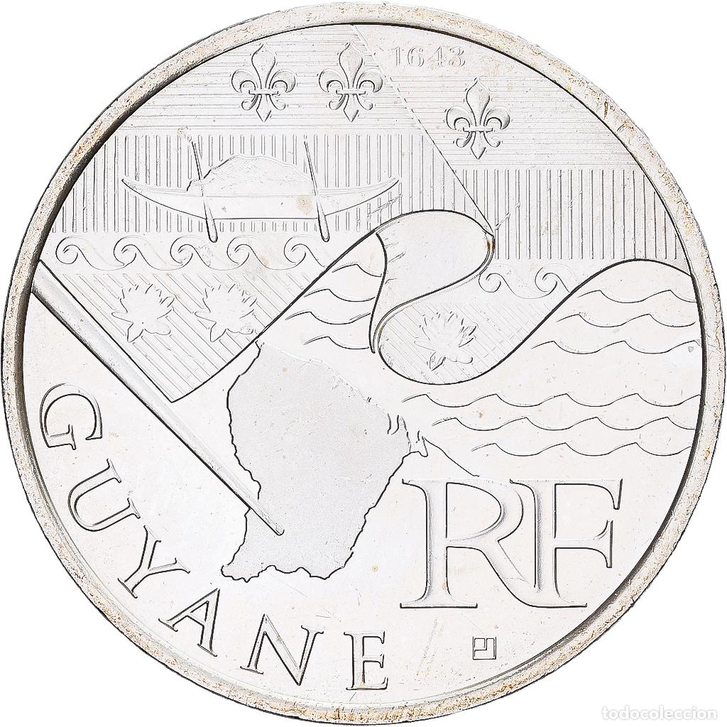 Monedas antiguas de Europa: [#1551510] Francia, 10 Euro, Guyane, 2010, Monnaie de Paris, Plata, EBC, Gadoury:EU399