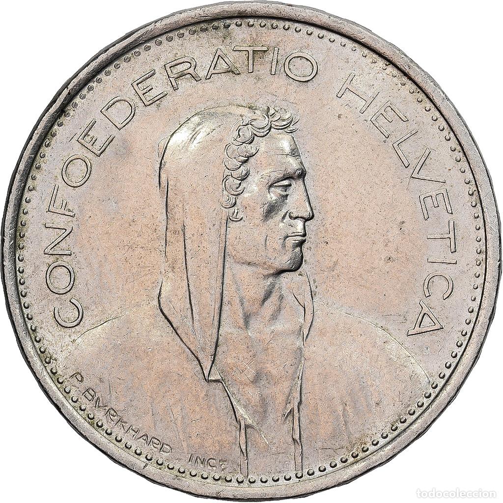 Monedas antiguas de Europa: [#1551518] Suiza, 5 Francs, 1973, Bern, Cobre - n&iacute;quel, MBC+, KM:40a.1