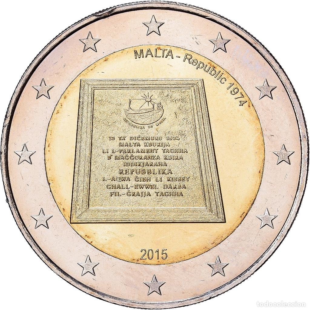 Monedas antiguas de Europa: [#1513589] Malta, 2 Euro, 2015, Bimet&aacute;lico, EBC+, KM:167