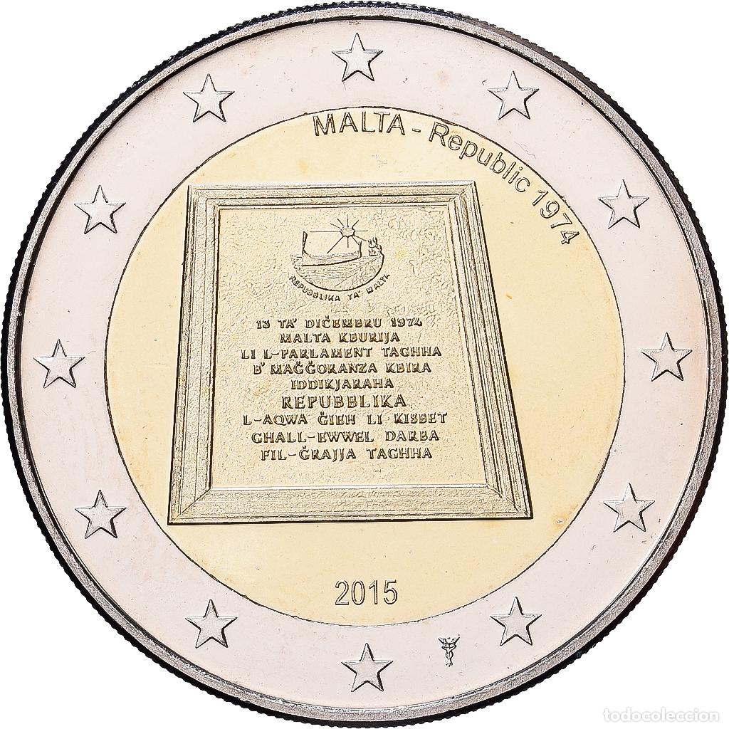 Monedas antiguas de Europa: [#1513588] Malta, 2 Euro, 2015, Bimet&aacute;lico, SC+, KM:167
