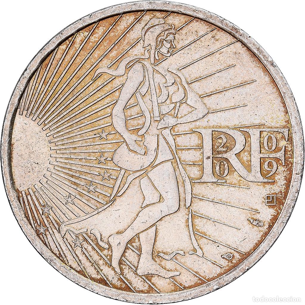 Monedas antiguas de Europa: [#1551528] Francia, 10 Euro, Semeuse, 2009, Monnaie de Paris, Plata, MBC+, Gadoury:EU337