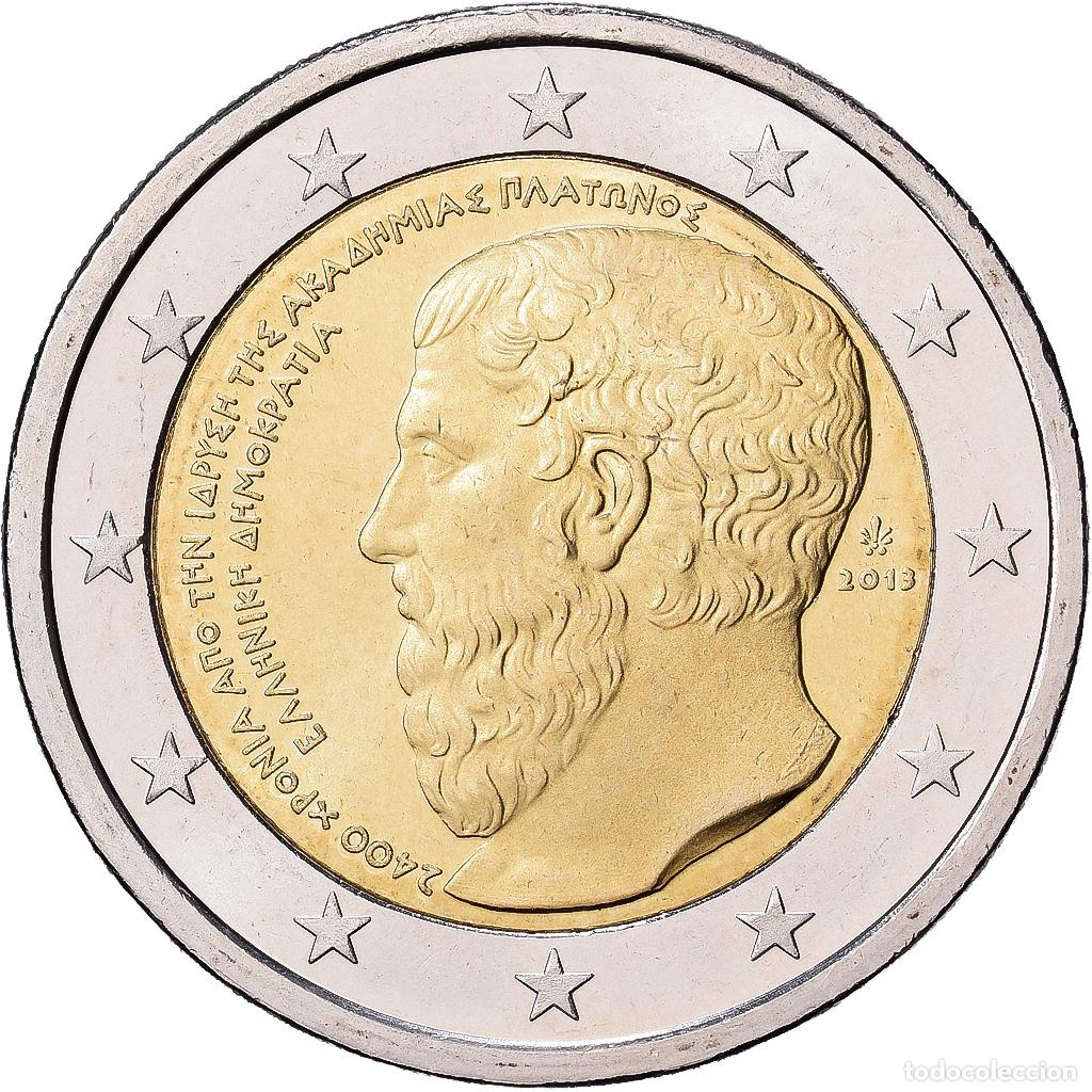 Monedas antiguas de Europa: [#1513601] Grecia, 2 Euro, 2013, La Monnaie Nationale de la Banque de Gr&egrave;ce, Bimet&aacute;lico