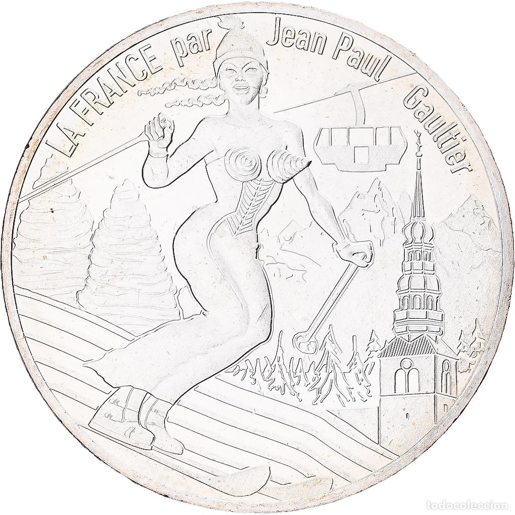 Monedas antiguas de Europa: [#1551532] Francia, 10 Euro, Jean-Paul Gaultier (Les Alpes), 2017, Monnaie de Paris, Plata
