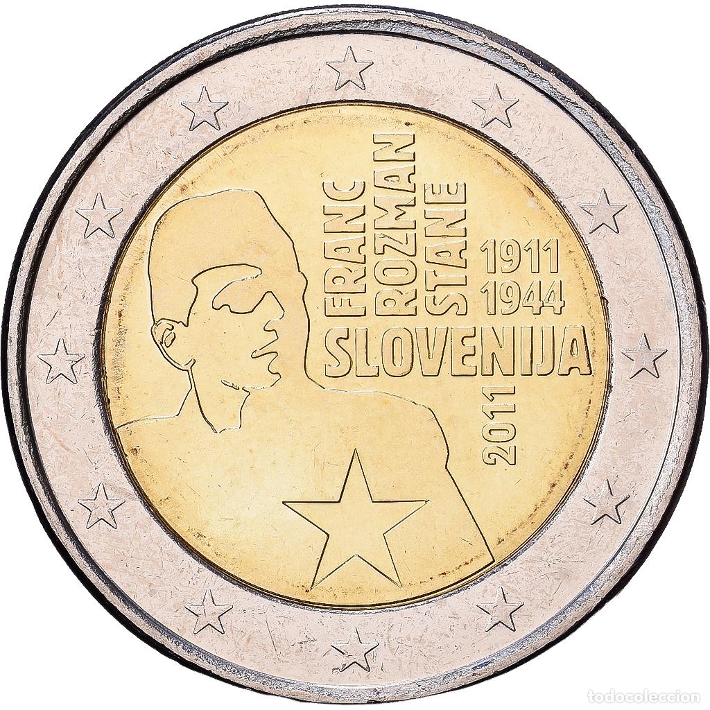 Monedas antiguas de Europa: [#1513596] Eslovenia, 2 Euro, 2011, monnaie de finlande, Bimet&aacute;lico, EBC+, KM:100
