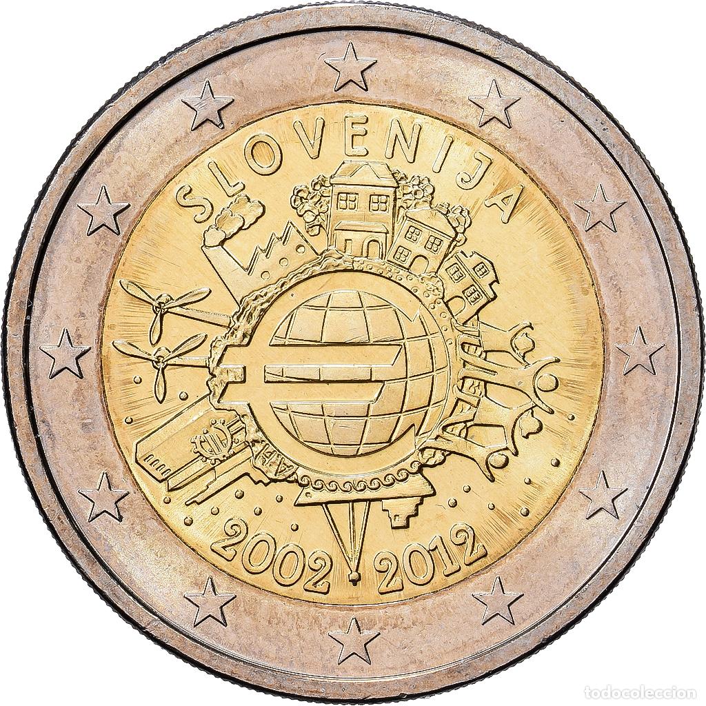 Monedas antiguas de Europa: [#1513600] Eslovenia, 2 Euro, 2012, Kremnica, Bimet&aacute;lico, MBC+, KM:107