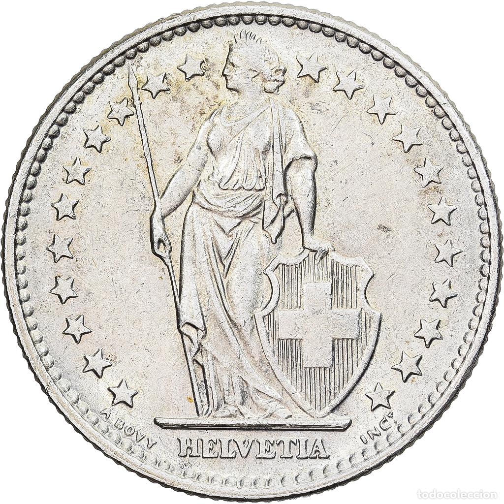 Monedas antiguas de Europa: [#1551544] Suiza, 2 Francs, 1965, Bern, Plata, EBC, KM:21