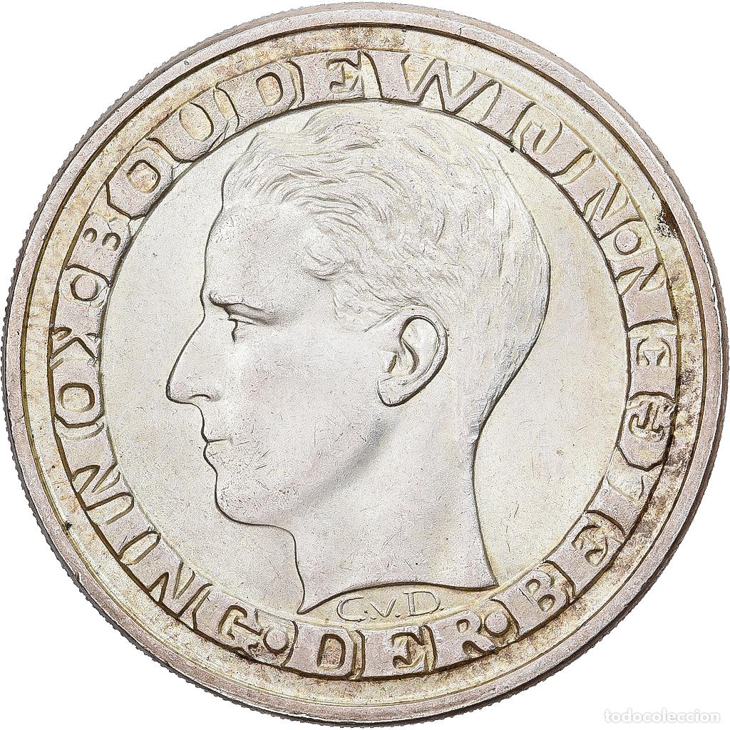 Monedas antiguas de Europa: [#1551547] B&eacute;lgica, Baudouin I, 50 Francs, 50 Frank, 1958, Brussels, Plata, MBC+, KM:151.1
