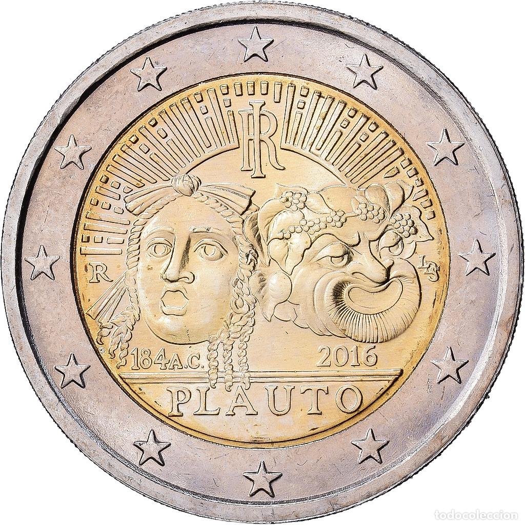 Monedas antiguas de Europa: [#1513624] Italia, 2 Euro, 2200e anniversaire de la mort de l'&eacute;crivain Titus Maccius