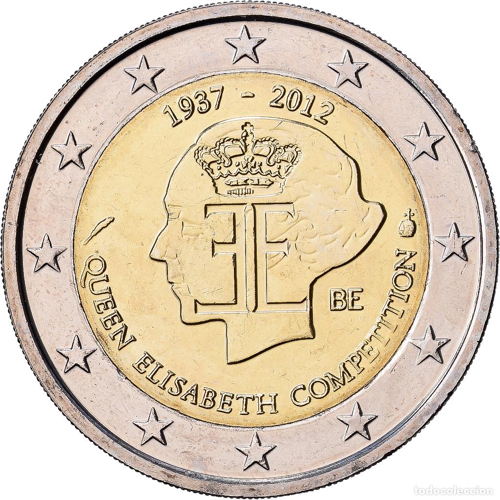 Monedas antiguas de Europa: [#1513635] B&eacute;lgica, 2 Euro, 75e anniversaire du concours musical international