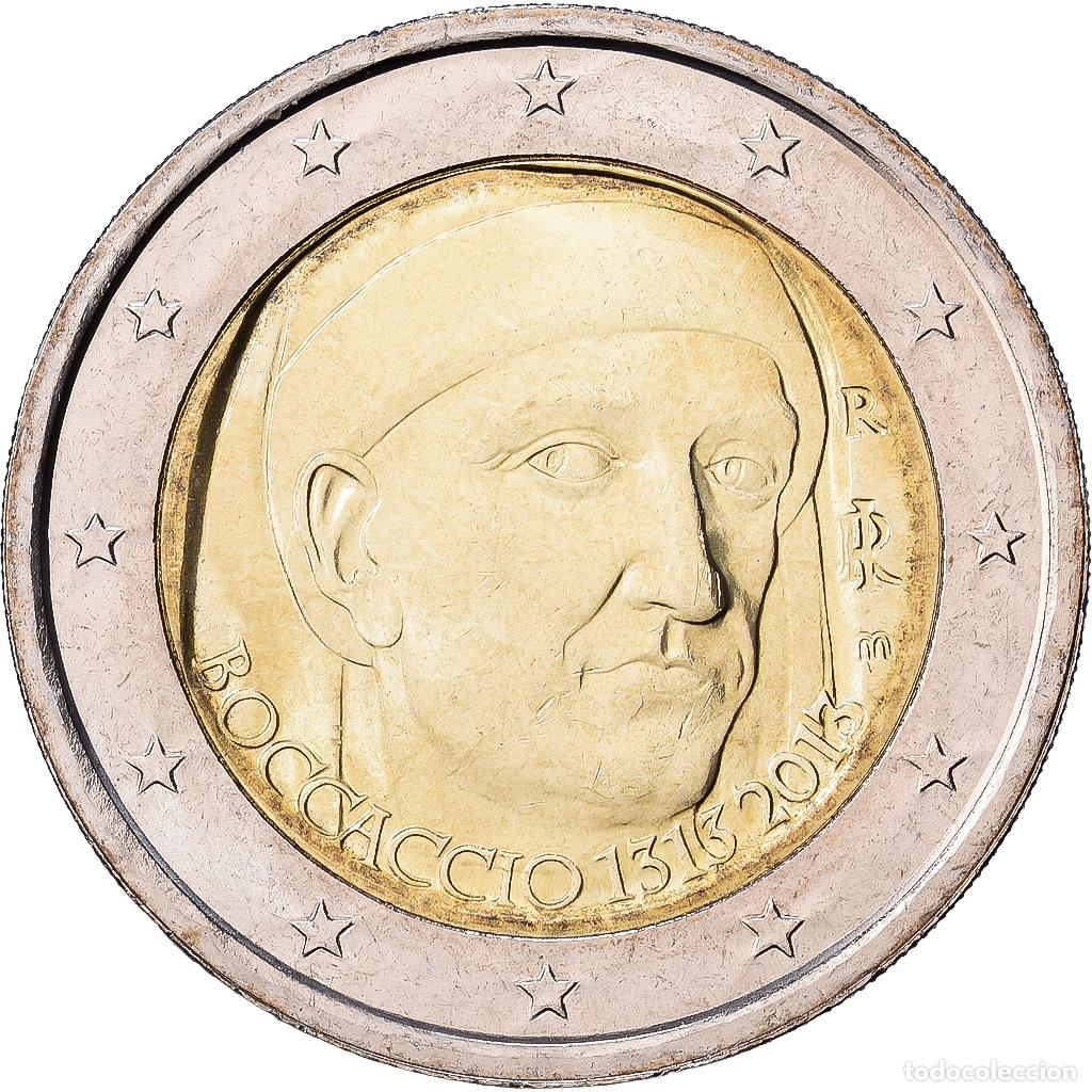 Monedas antiguas de Europa: [#1513634] Italia, 2 Euro, 700e anniversaire de la naissance de Giovanni Boccaccio