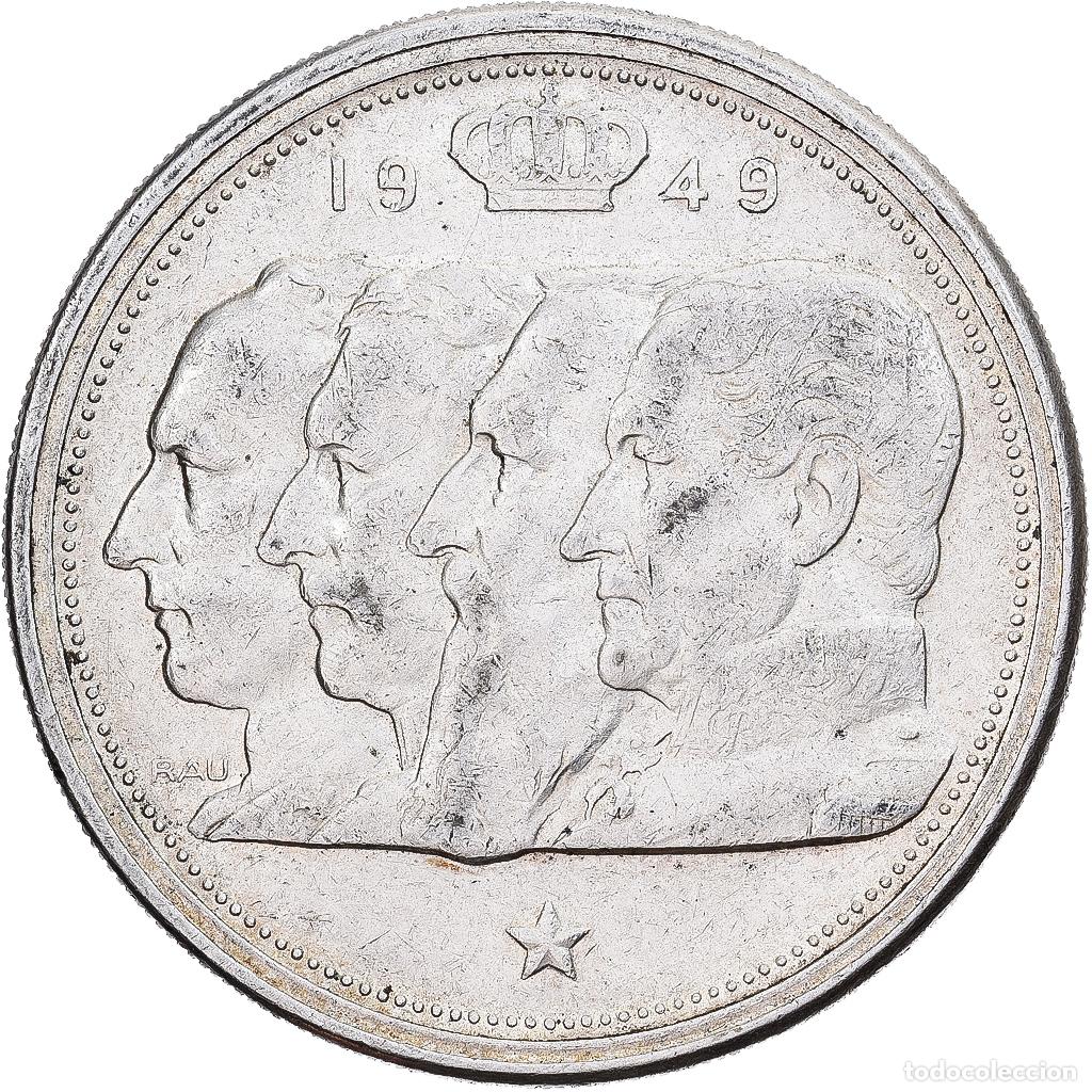 Monedas antiguas de Europa: [#1551557] B&eacute;lgica, R&eacute;gence Prince Charles, 100 Francs, 100 Frank, 1948, Brussels, Plata