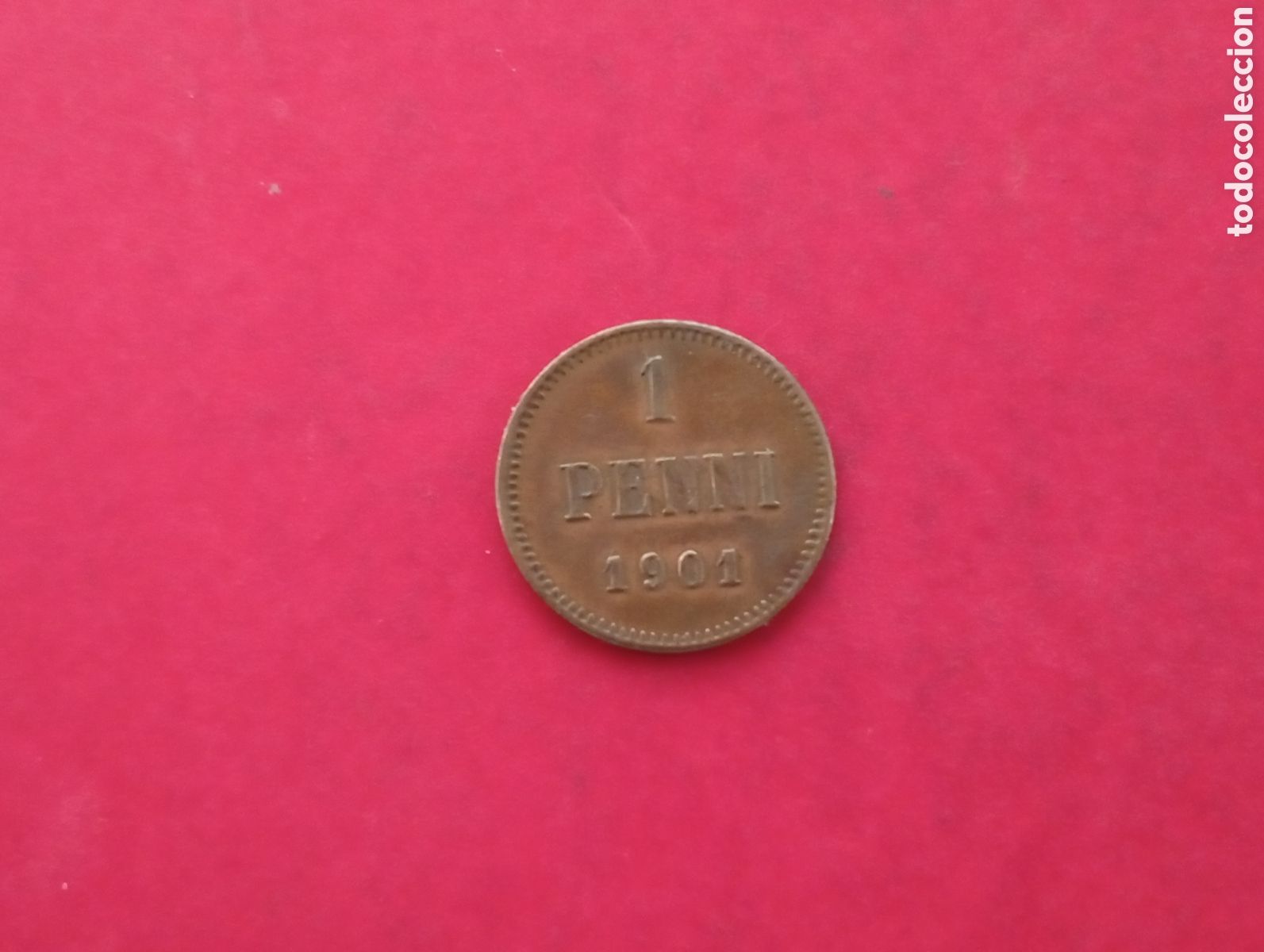 Monedas antiguas de Europa: 1 penni de Finlandia 1901