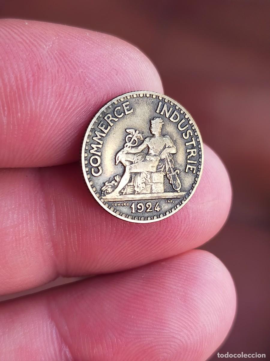 Old Coins of Europe: MONEDA DE 50 CINCUENTA CENTIMES CENTIMOS FRANCIA 1924 MUY BUENA CONSERVACION CAMARA COMERCIO