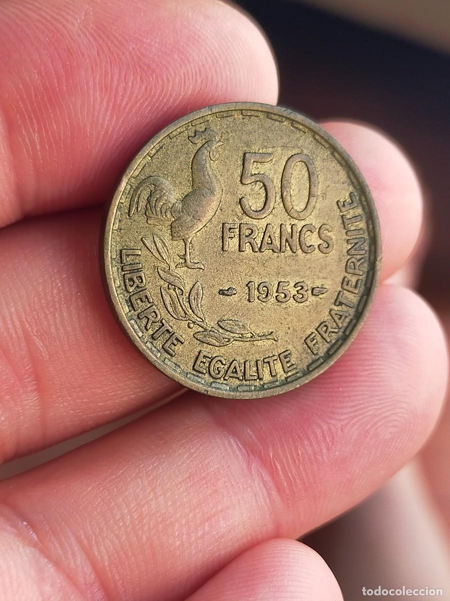 Old Coins of Europe: MONEDA DE 50 CINCUENTA FRANCOS FRANCS FRANCIA 1953 MUY BUENA CONSERVACION
