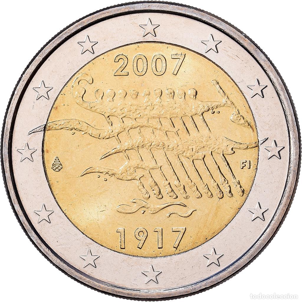 Monedas antiguas de Europa: [#1513636] Finlandia, 2 Euro, 90e anniversaire de l'ind&eacute;pendance de la Finlande