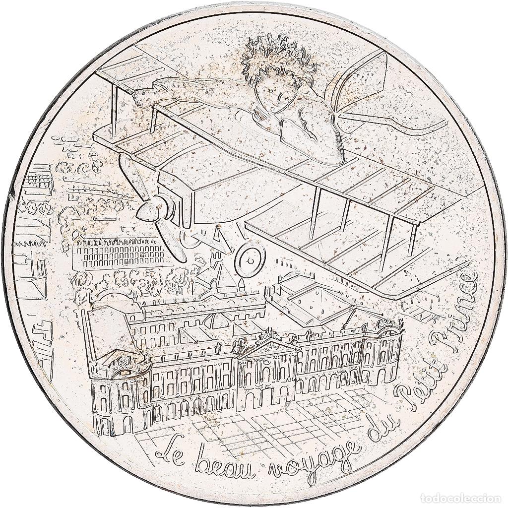 Monedas antiguas de Europa: [#1551590] Francia, 10 Euro, Le Petit Prince (en avion au dessus de Toulouse), 2016