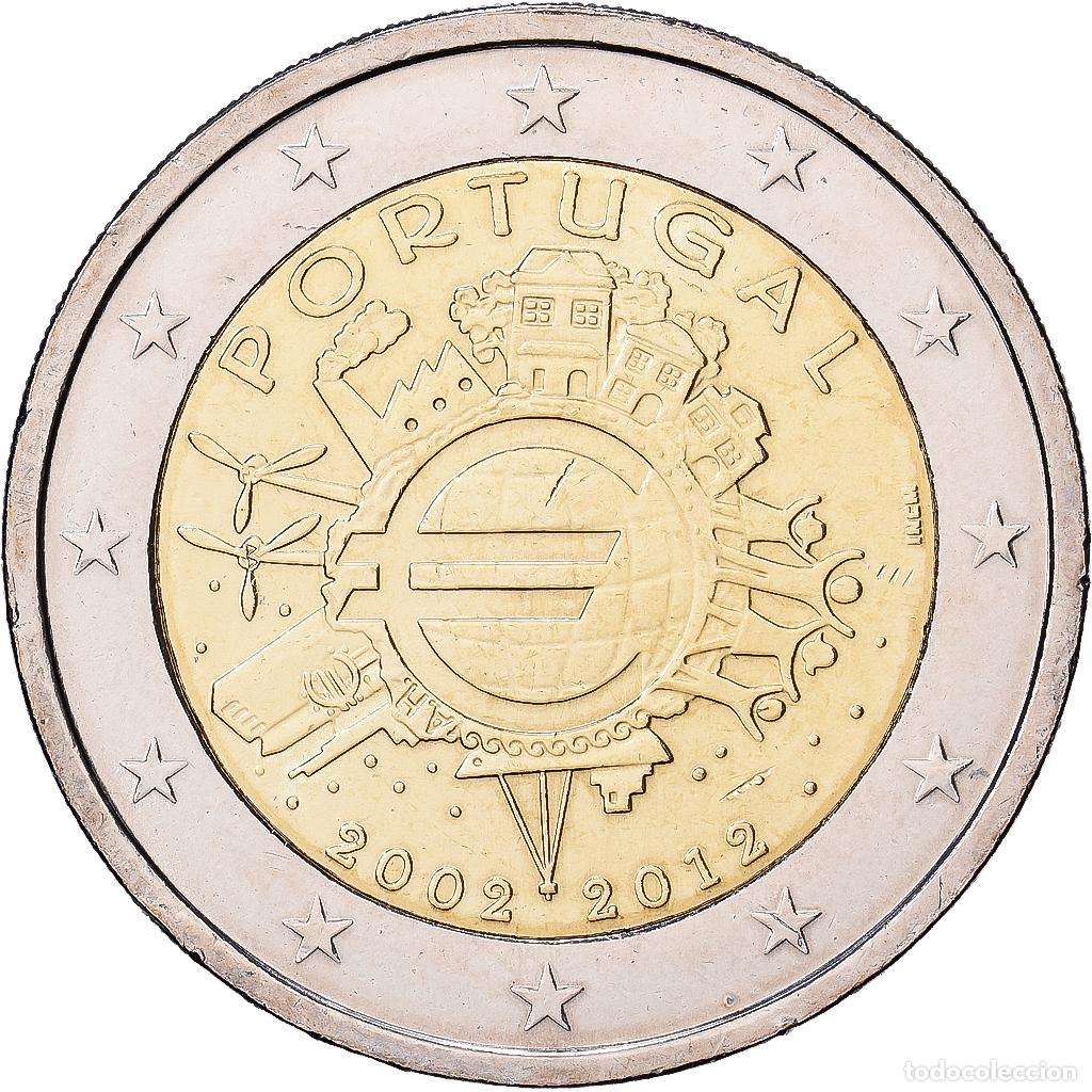 Monedas antiguas de Europa: [#1513642] Portugal, 2 Euro, 10e anniversaire de la mise en circulation de l'euro