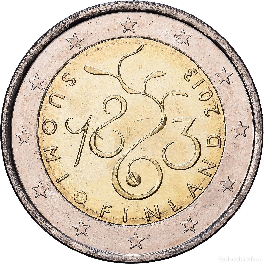 Monedas antiguas de Europa: [#1513643] Finlandia, 2 Euro, 150e anniversaire du parlement de 1863 (1863-2013), 2013