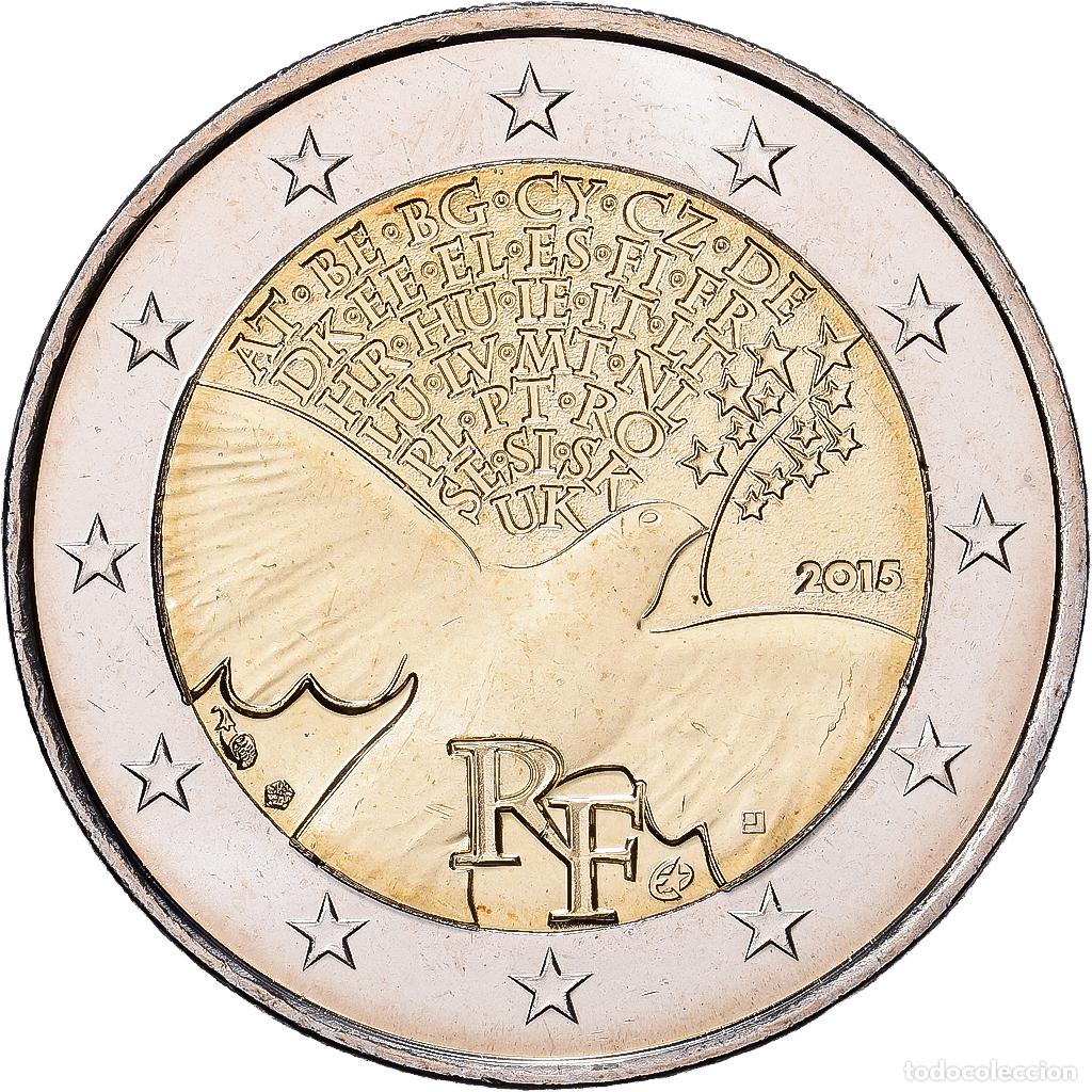 Monedas antiguas de Europa: [#1513646] Francia, 2 Euro, 70e anniversaire de la fin de la Seconde Guerre mondiale