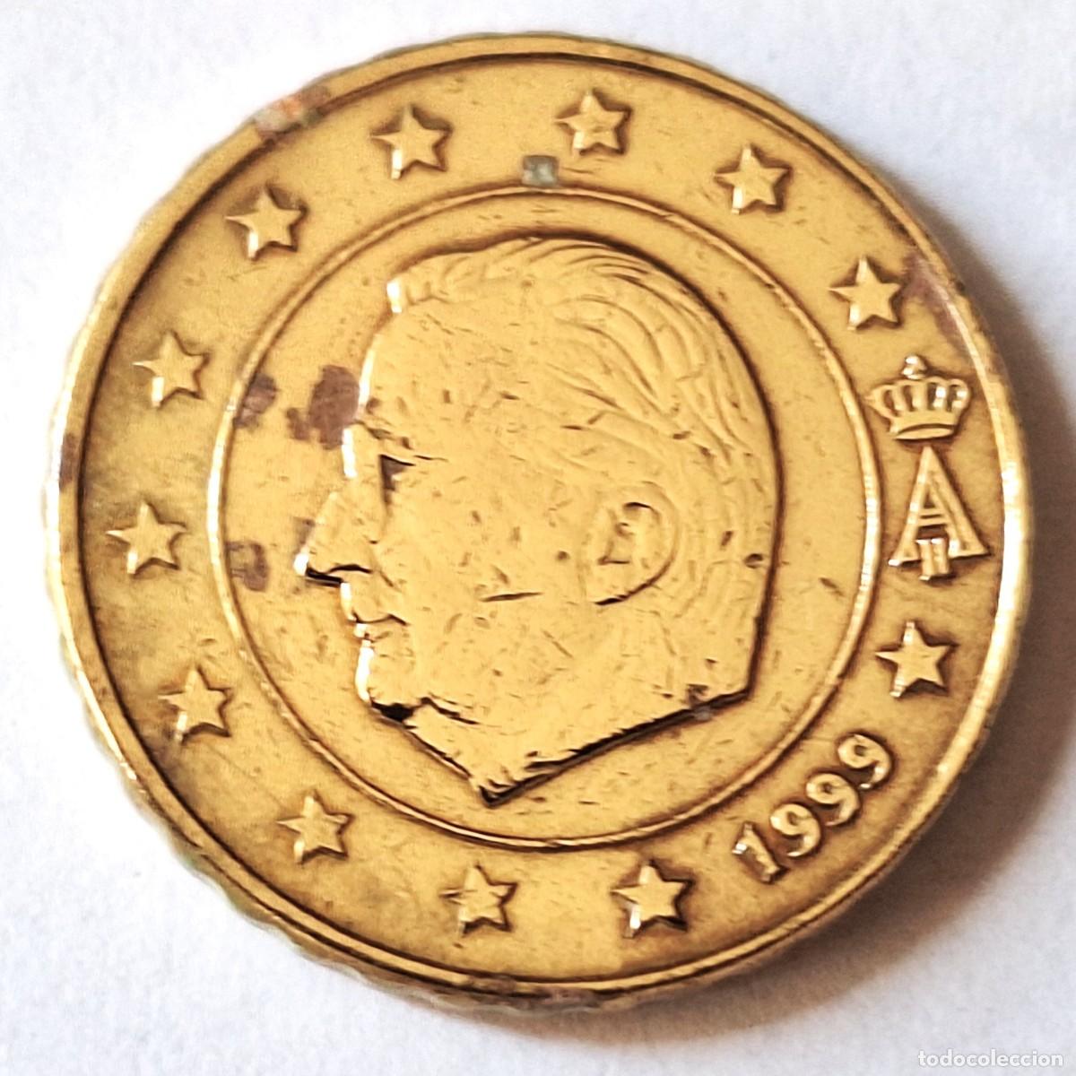Monedas antiguas de Europa: BELGICA - MONEDA DE 20 CENTIMOS DE EURO DEL A&Ntilde;O 1999 - BIEN CONSERVADA