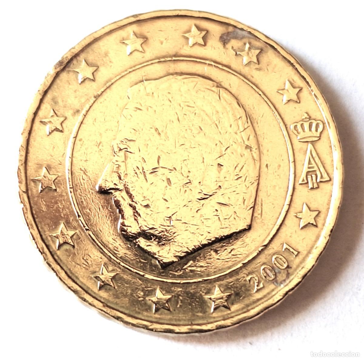 Monedas antiguas de Europa: BELGICA - MONEDA DE 20 CENTIMOS DE EURO DEL A&Ntilde;O 2001 - BIEN CONSERVADA