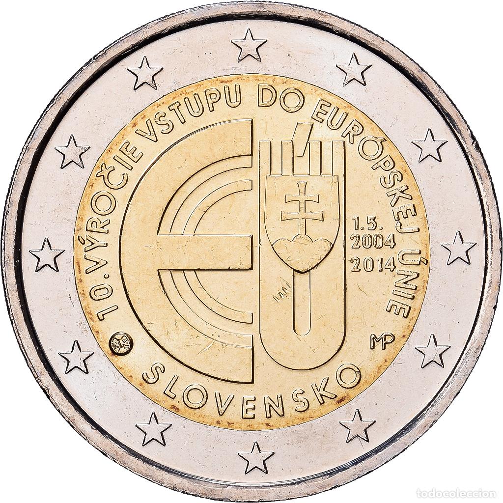 Monedas antiguas de Europa: [#1513654] Eslovenia, 2 Euro, 10e anniversaire de l'entr&eacute;e de la Slovaquie dans l'Union