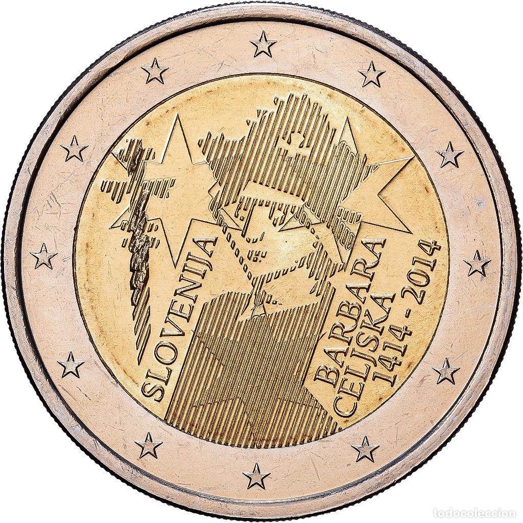 Monedas antiguas de Europa: [#1513655] Eslovenia, 2 Euro, 600e anniversaire du couronnement de Barbara de Celje
