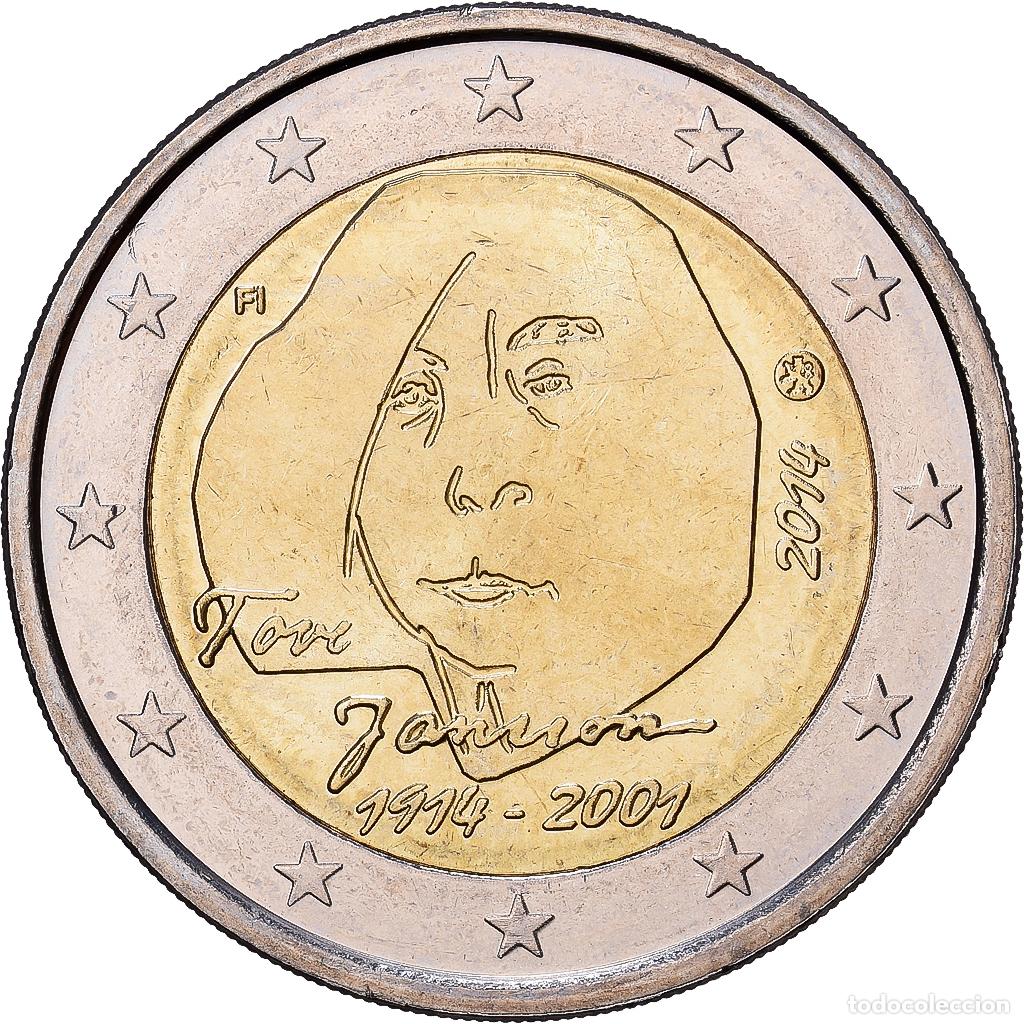 Monedas antiguas de Europa: [#1513656] Finlandia, 2 Euro, 100e anniversaire de la naissance de Tove Jansson, 2014, Mint