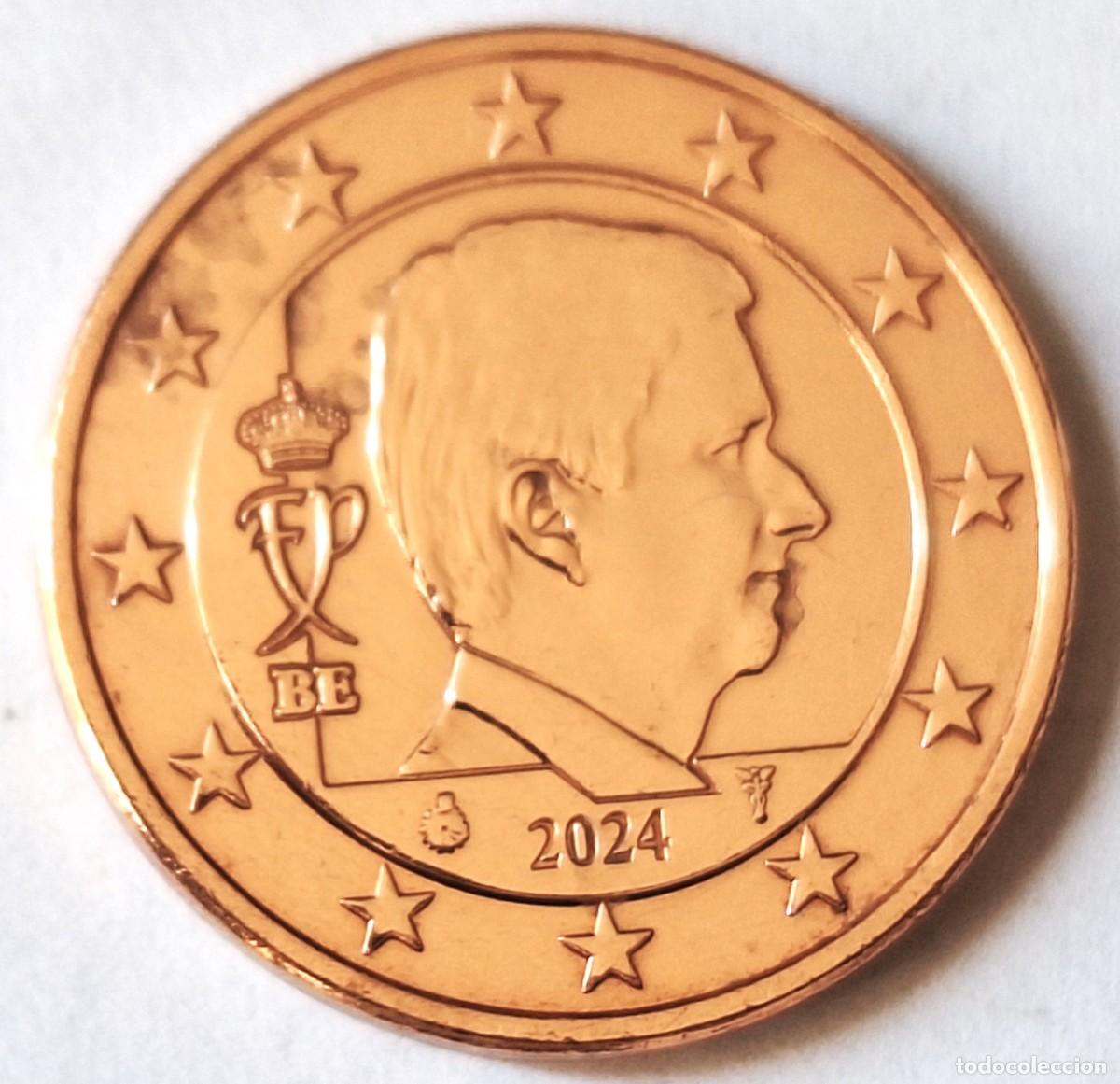 Monedas antiguas de Europa: BELGICA - MONEDA DE 5 CENTIMOS DE EURO DEL A&Ntilde;O 2024 - BIEN CONSERVADA