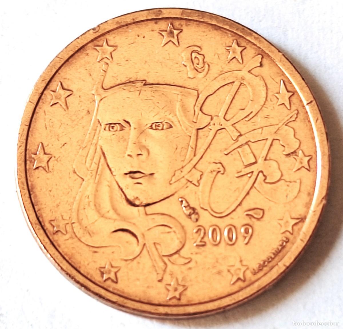 Monedas antiguas de Europa: FRANCIA - MONEDA DE 2 CENTIMOS DE EURO DEL A&Ntilde;O 2009 - BIEN CONSERVADA