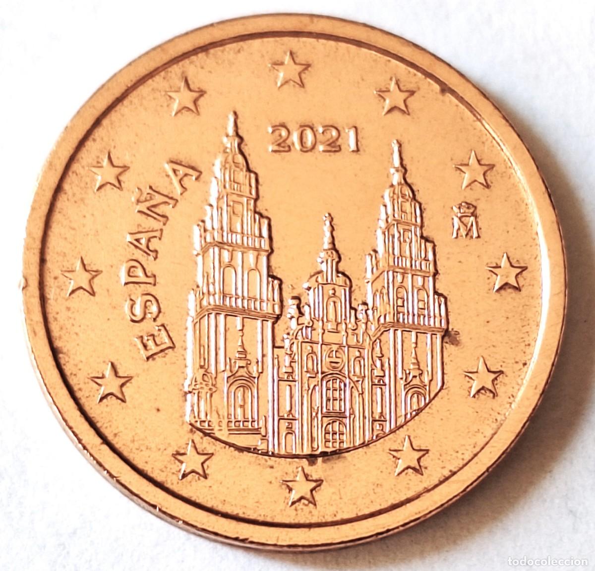 Monedas antiguas de Europa: ESPA&Ntilde;A - MONEDA DE 2 CENTIMOS DE EURO DEL A&Ntilde;O 2021 - BIEN CONSERVADA