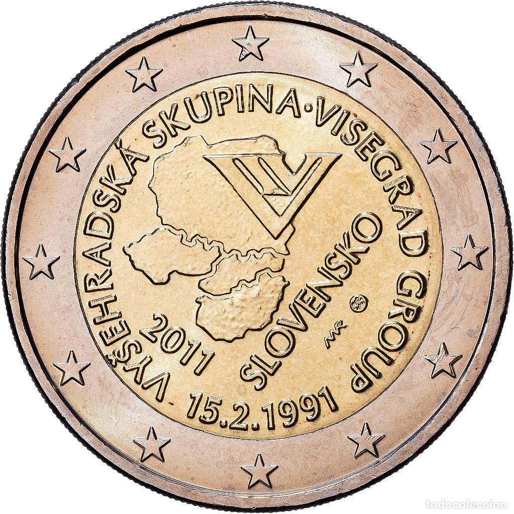 Monedas antiguas de Europa: [#1513661] Eslovaquia, 2 Euro, 20e anniversaire de la fondation du groupe de Visegr&aacute;d