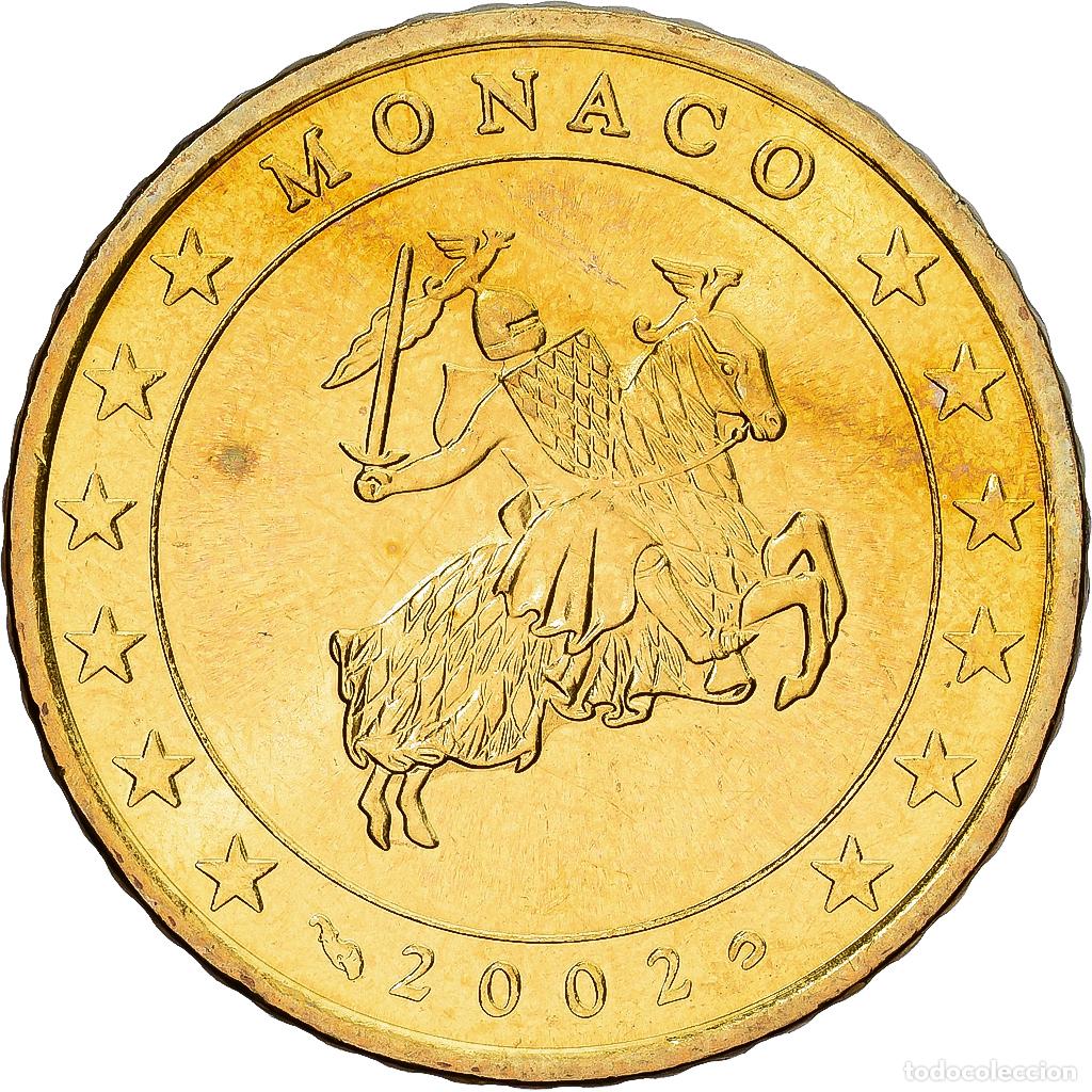 Monedas antiguas de Europa: [#1551612] M&oacute;naco, Rainier III, 50 Euro Cent, 2002, Paris, Lat&oacute;n, FDC, Gadoury:MC177