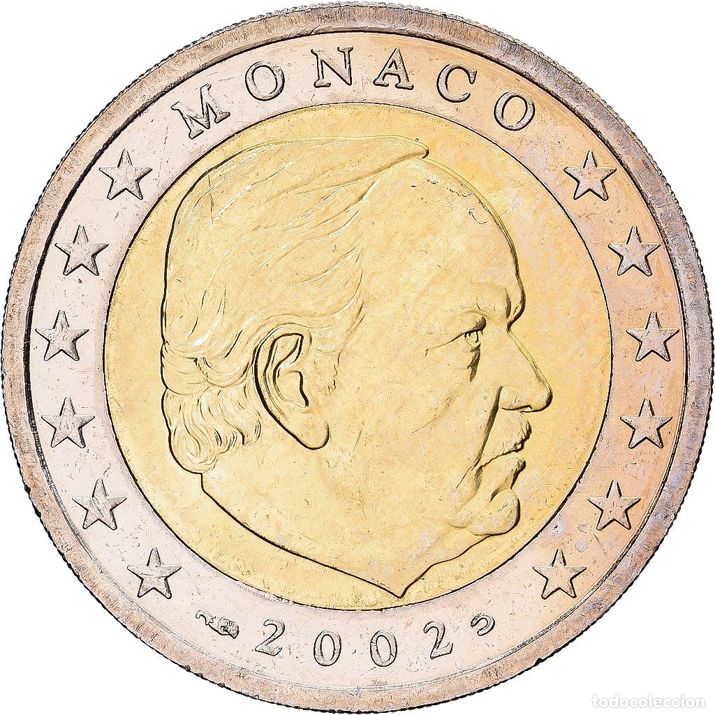 Monedas antiguas de Europa: [#1551610] M&oacute;naco, Rainier III, 2 Euro, 2002, Paris, Bimet&aacute;lico, FDC, Gadoury:MC179