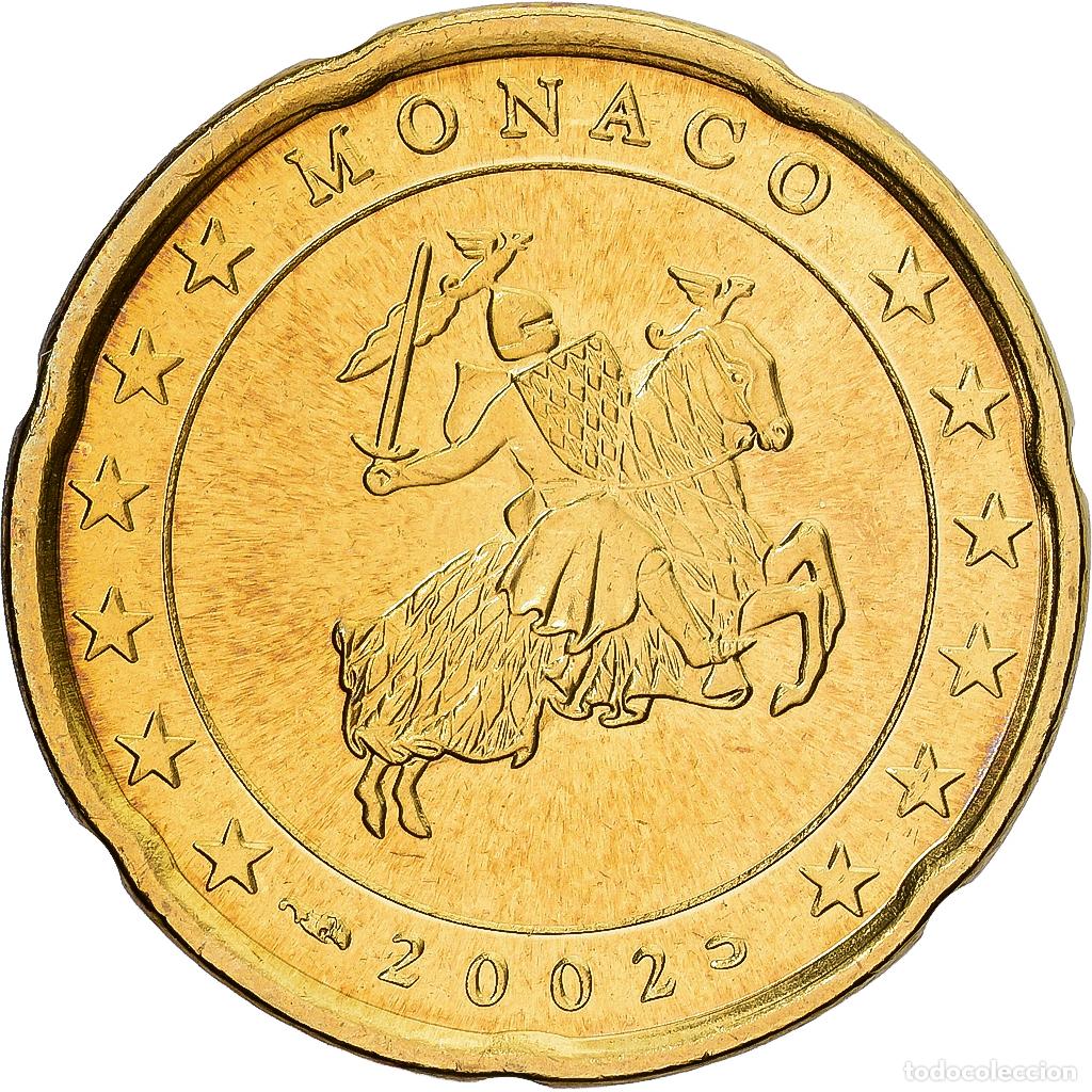 Monedas antiguas de Europa: [#1551615] M&oacute;naco, Rainier III, 20 Euro Cent, 2002, Paris, Lat&oacute;n, FDC, Gadoury:MC176