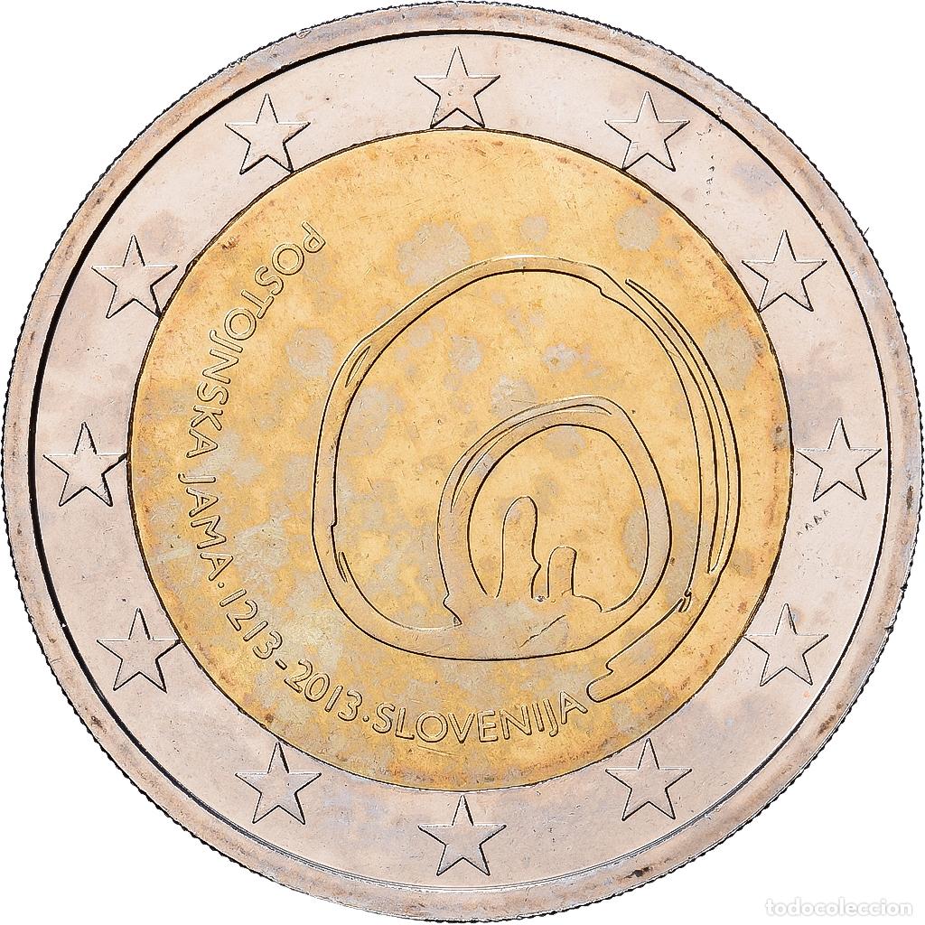 Monedas antiguas de Europa: [#1513668] Eslovenia, 2 Euro, 800e anniversaire de la d&eacute;couverte de la grotte de Postojna