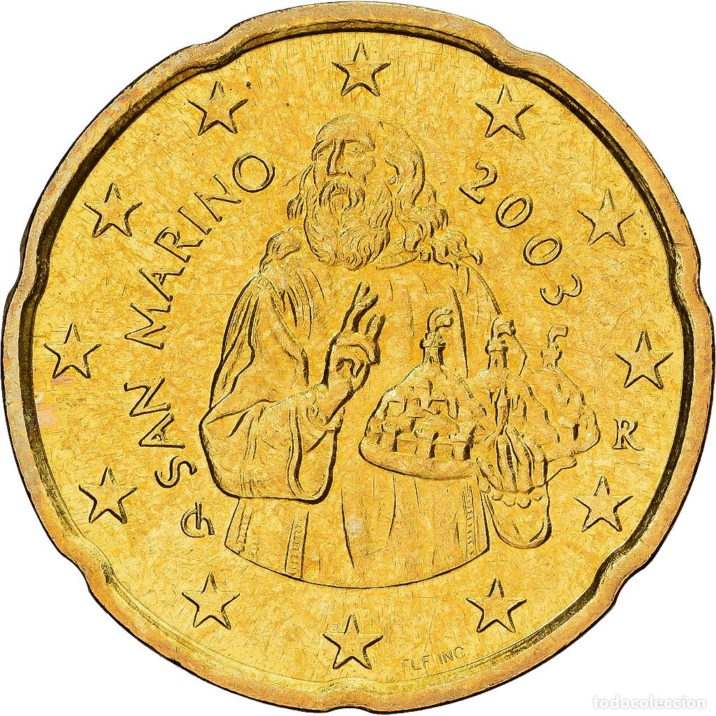Monedas antiguas de Europa: [#1551617] San Marino, 20 Euro Cent, 2003, Rome, Lat&oacute;n, FDC, KM:444