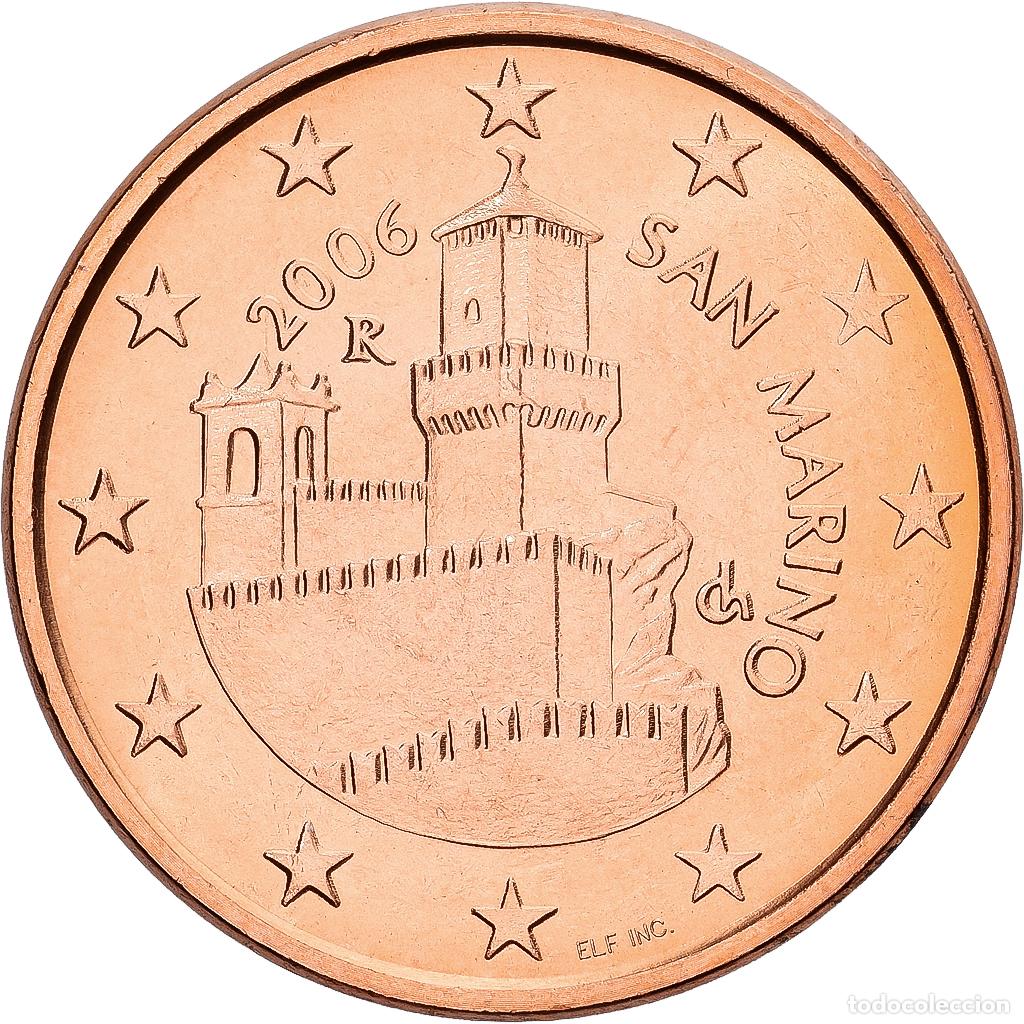Monedas antiguas de Europa: [#1551618] San Marino, 5 Euro Cent, 2006, Rome, Cobre chapado en acero, FDC, KM:442
